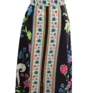 Vintage Mr. Dino Floral Print Skirt